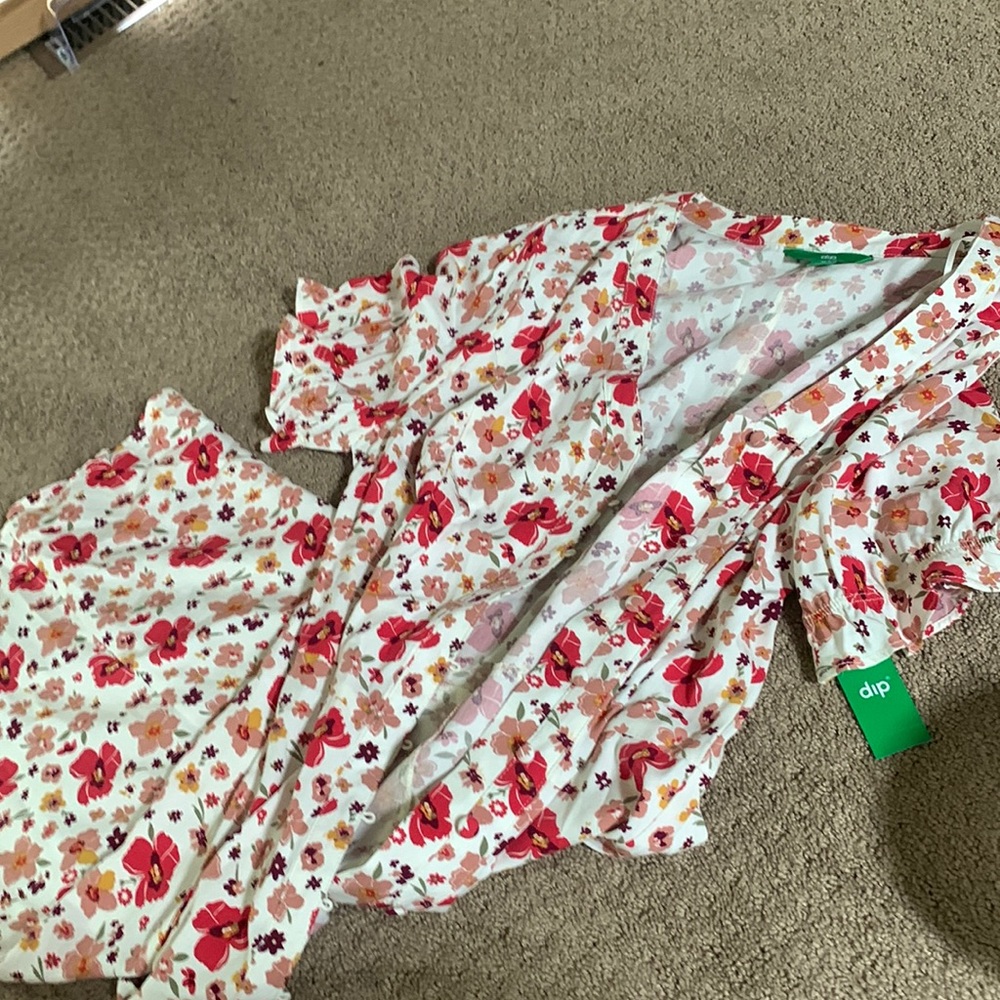 Dip dress button down medium